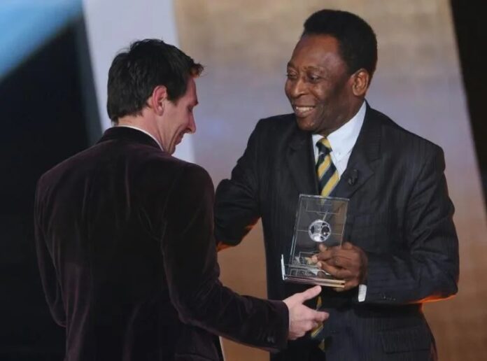 Pele sorry for delay in hailing Messi for breaking goals record