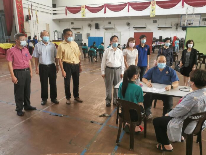 467 students to get first Covid-19 vaccine jab at SM Wong Nai Siong