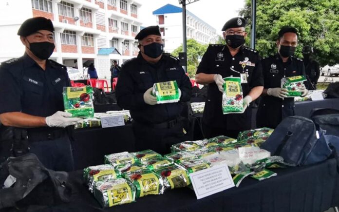 RM10 mln syabu seized in Tawau