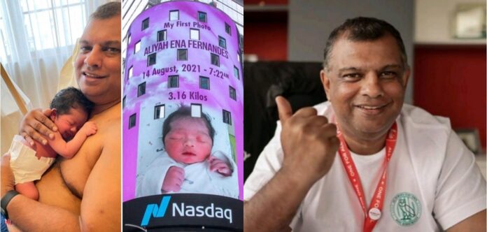 Tony Fernandes introduces newborn daughter through LinkedIn