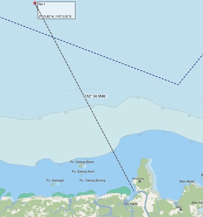 Boat carrying five anglers goes missing off Tukun Bass