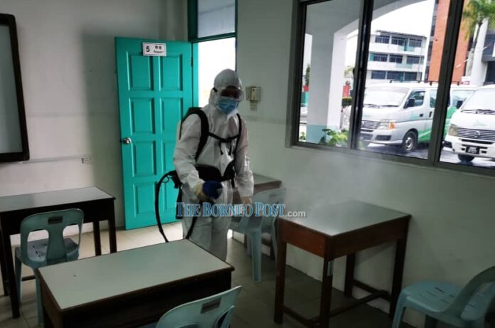 Almost all Labuan schools sanitised ahead of reopening on Monday