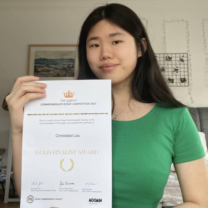 Christabel, Rui Yu among gold winners in Commonwealth essay competition