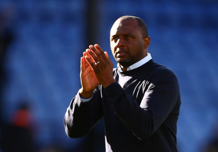 Palace manager Vieira to miss Spurs game after positive Covid test