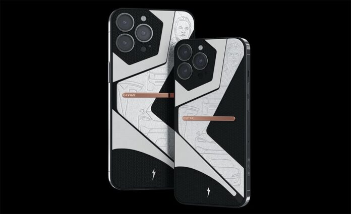 Tech and bling collide in Caviar's custom iPhone celebrating Elon Musk