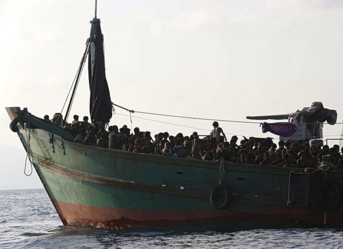 Boat carrying Rohingya refugees stranded off Indonesia’s Aceh