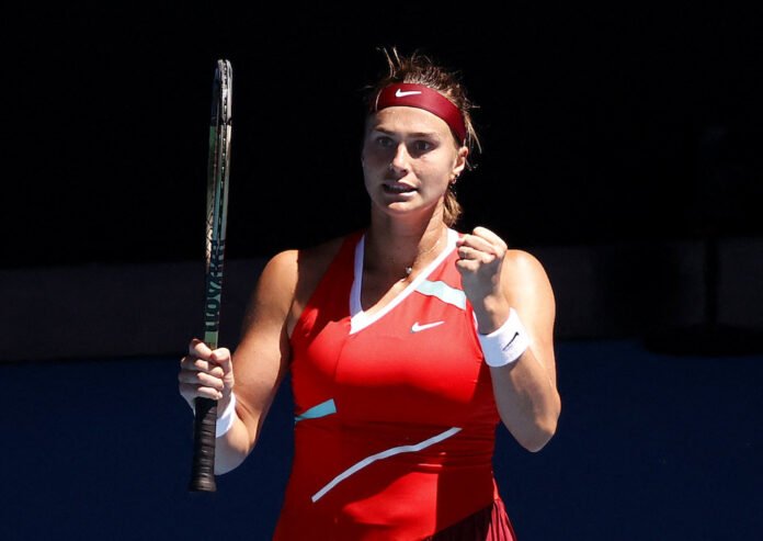 Sabalenka survives double fault horror show to stay alive