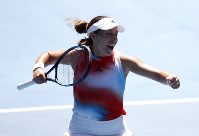 Pegula upsets fifth seed Sakkari to make Melbourne quarters