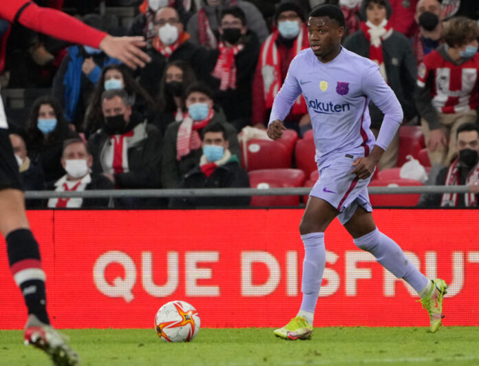 Barcelona star Ansu Fati out again with femoral biceps injury