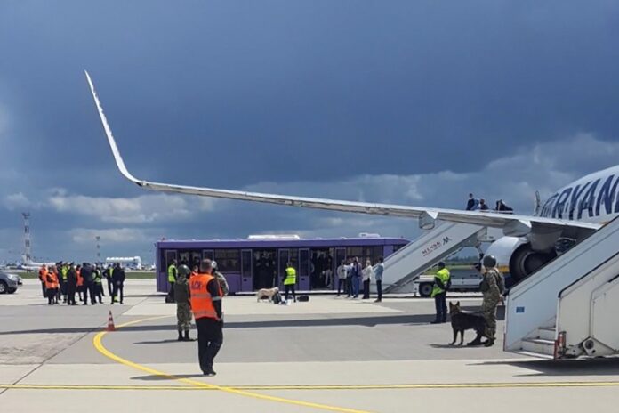US charges Belarus officials with air piracy over Ryanair flight diversion