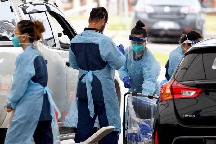 Australia Covid-19 infections hit record amid runaway Omicron outbreak