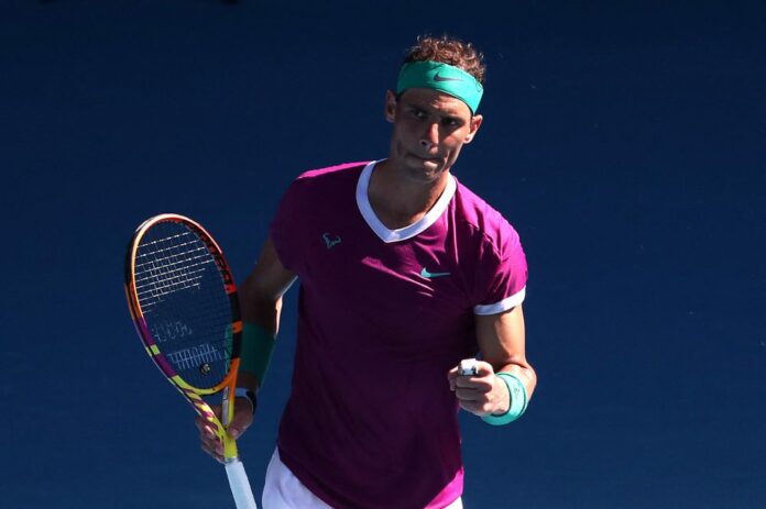 Nadal beats Mannarino in battle of left-handers to reach last eight