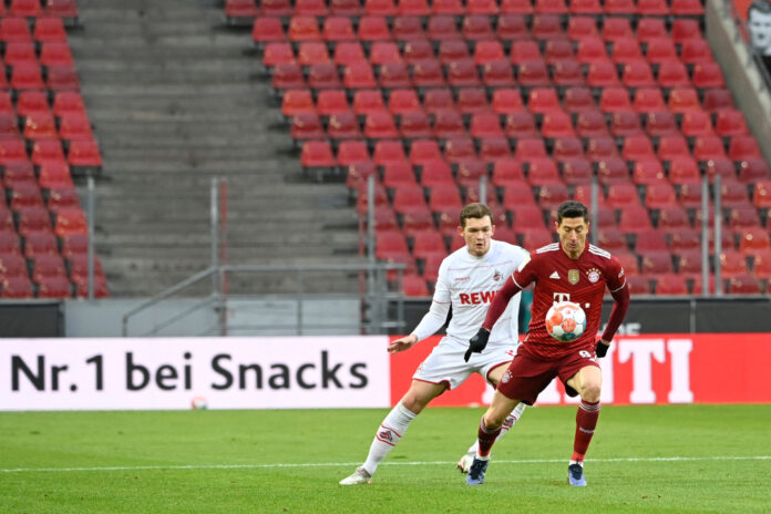 Lewandowski eyes toppling own record of 41 Bundesliga goals