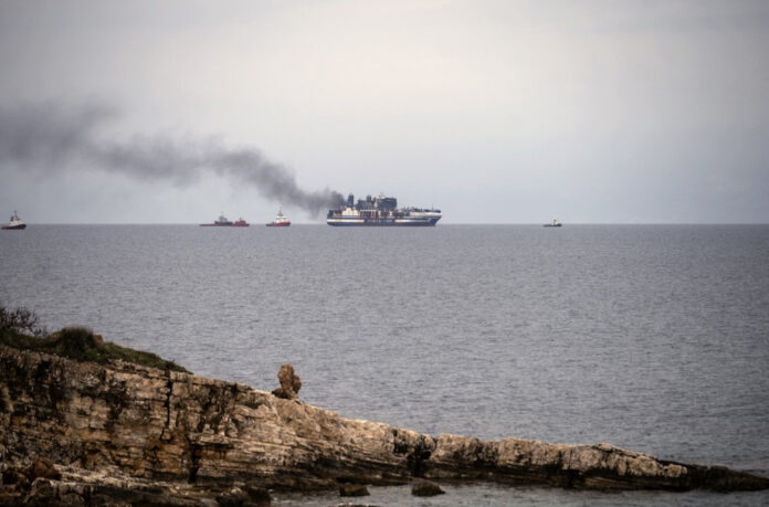 Third body found on fire-hit Greece ferry