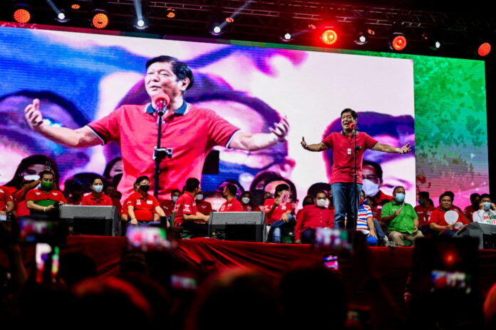 Report: Philippine leader's party endorses presidential bid of Marcos Jr