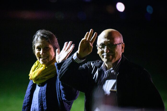 Two British Iranians arrive in UK after Tehran release