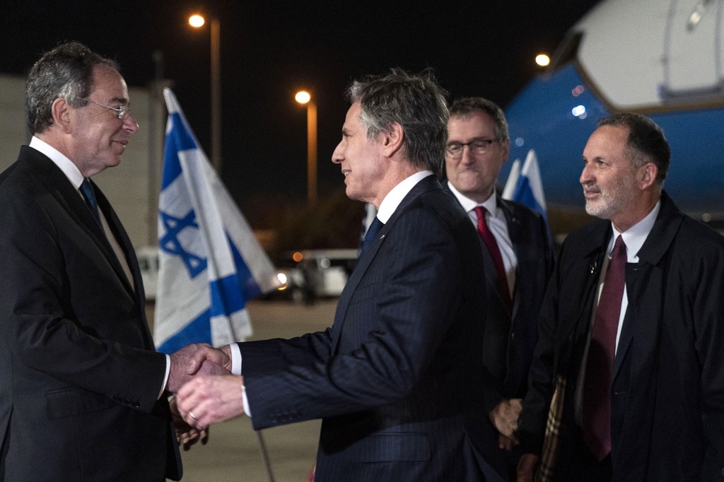 US top diplomat in Israel for landmark Arab talks