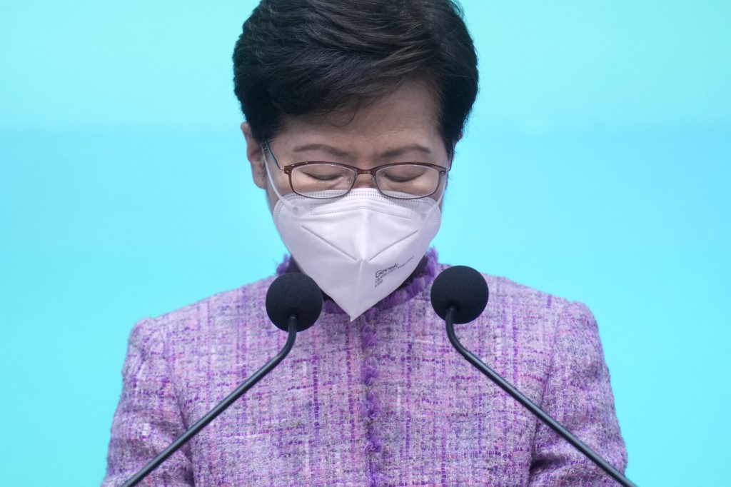 Hong Kong leader Carrie Lam to leave office