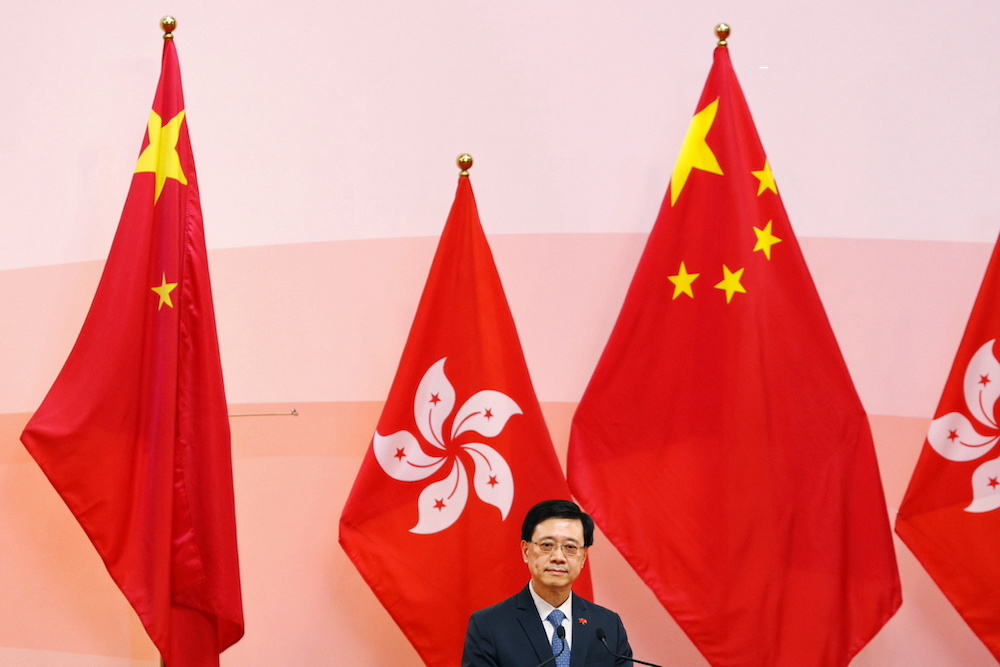 Hong Kong's No. 2 official in bid to become city's new leader -media