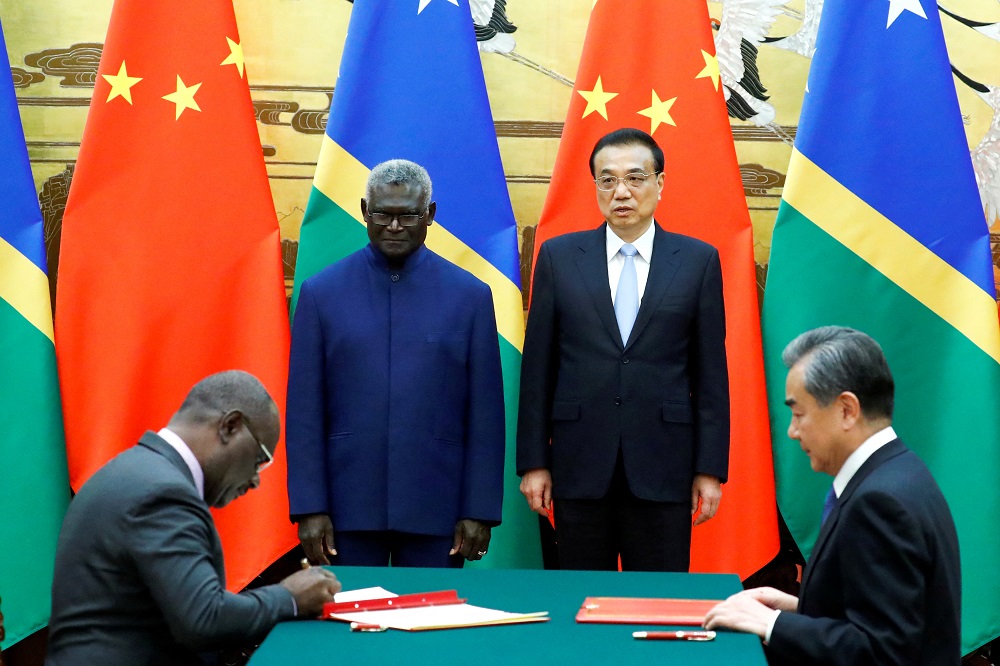 Solomon Islands says won't allow Chinese military base and knows 'ramification'