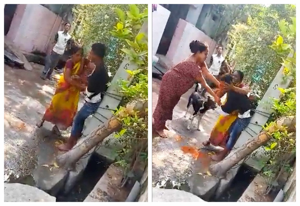 Woman in India rubs chilli powder into teenage son's eyes to punish him for marijuana addiction (VIDEO)