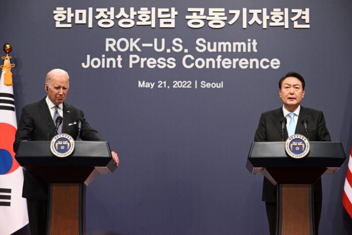 Biden, S. Korea Yoon consider ramping up military drills in response to N Korea threat