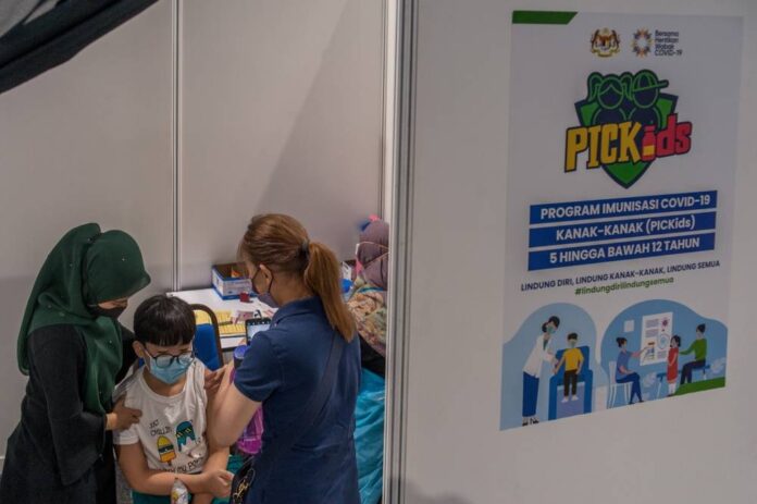 CovidNow: Over 1.16 million children in Malaysia fully vaxxed