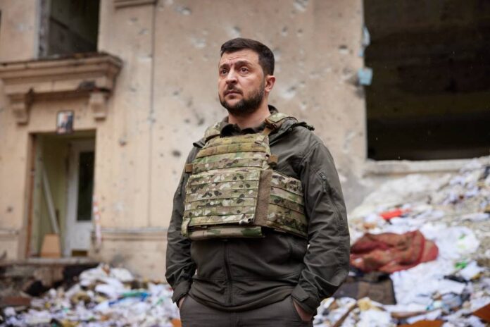 Ukraine's Zelensky blasts 'crazy' Russia over chemical plant hit