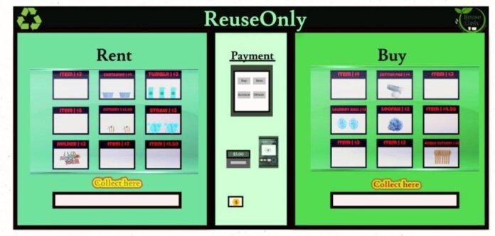 Singapore youths come up with novel vending machine that rents out reusable lunchboxes, cutlery