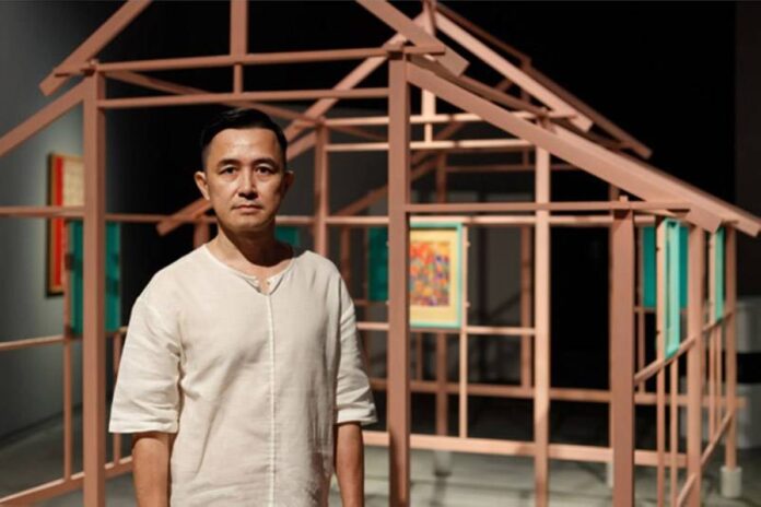 In 'Stilt Houses', Ipoh-born artist Leon Leong explores the 'floating world' of Kampung Baru