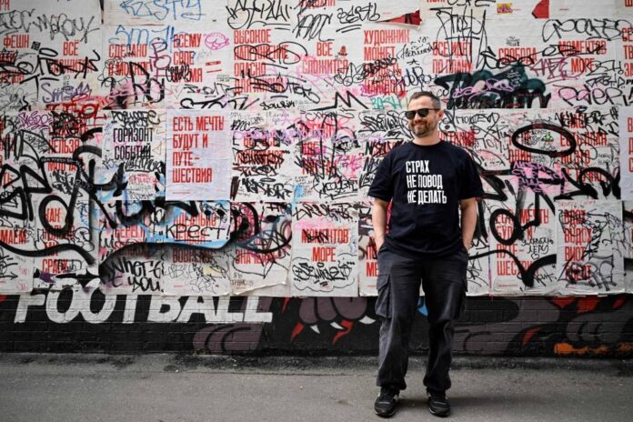 Against Type: Russian print artist makes posters for peace