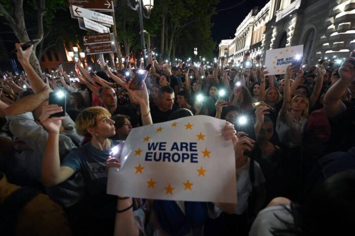 Georgians to stage pro-EU rally after candidacy deferred