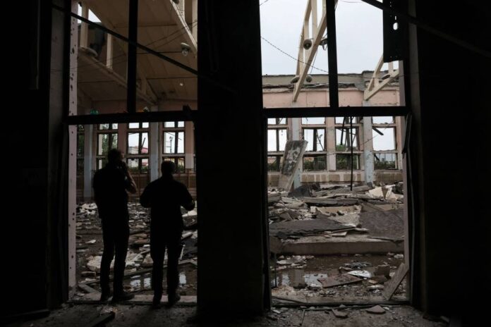 Russian shelling hits chemical plant where civilians trapped, says Ukraine