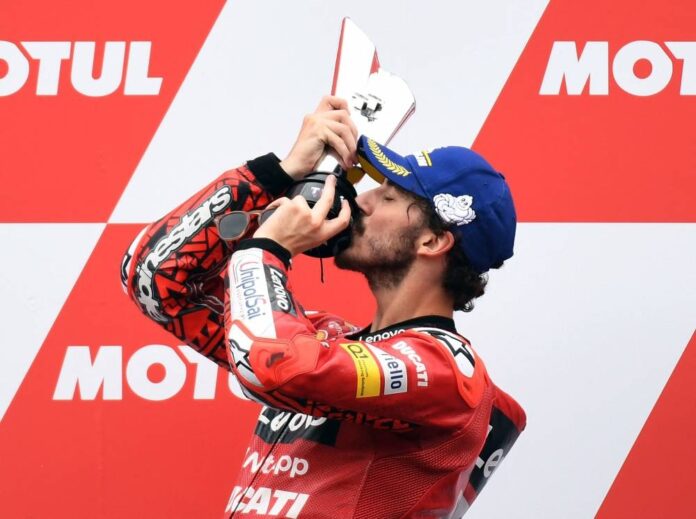 Motorcycling-Bagnaia cruises to Dutch GP win as Quartararo crashes twice