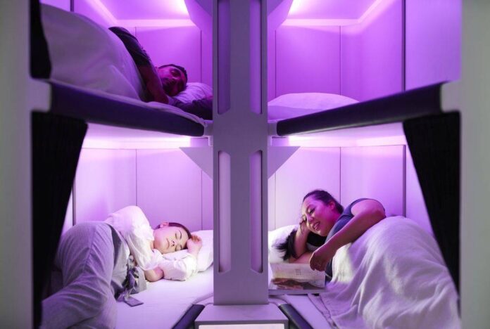 A flat bed in economy class? Step on board Air New Zealand