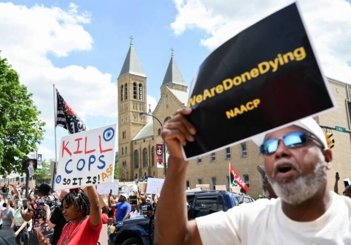 Protests in US after release of video of police killing Black man