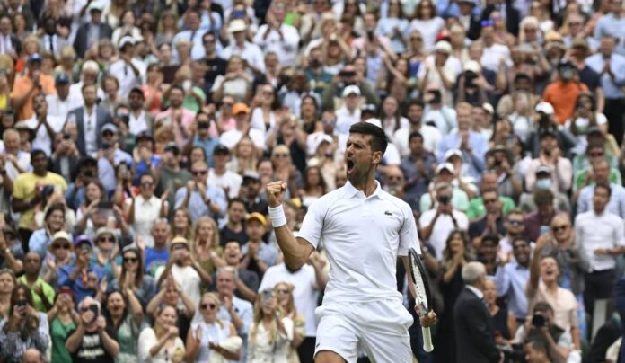 Djokovic battles into Wimbledon semi-finals as Jabeur makes history