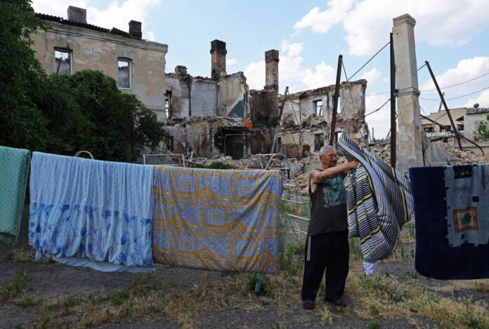 Ruined Lysychansk eerily silent, residents remain in bomb shelters, after fall to Russia