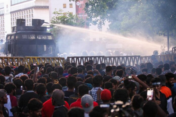 Sri Lanka leader flees as protesters storm home, office