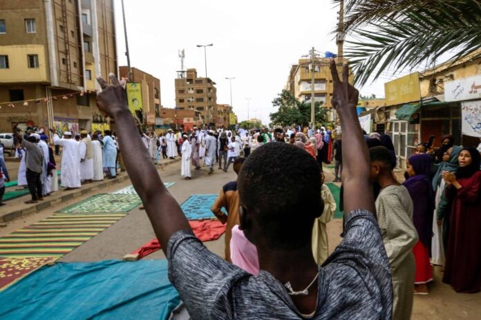 Sudan protesters mark Eid al-Adha at anti-army sit-in