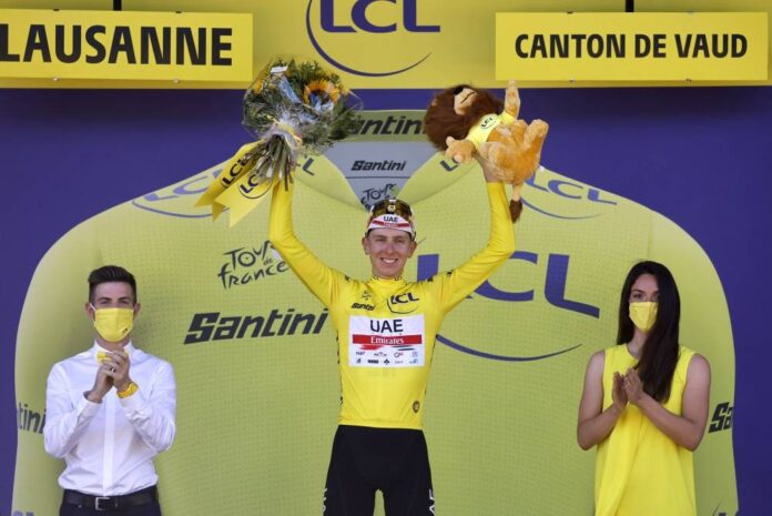 Leader Pogacar 'scared' for Tour after Covid-hit eighth stage