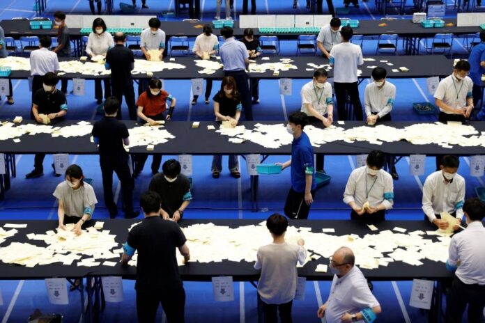 Japan's ruling coalition makes strong election showing after Abe murder