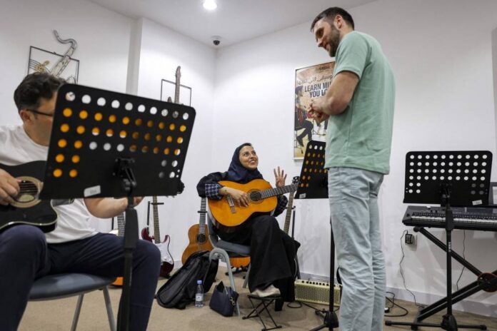Students embrace new rhythms at Saudi music schools