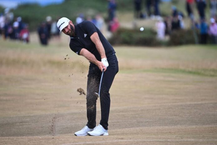Dustin Johnson takes British Open lead as LIV rebels make statement