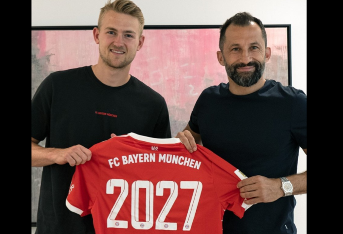 Bayern sign Dutch defender De Ligt from Juventus