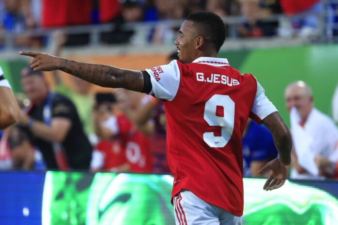 Jesus on target as Arsenal thrash Chelsea