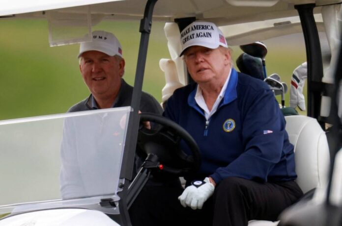 Trump to play LIV Golf pro-am with Johnson and DeChambeau