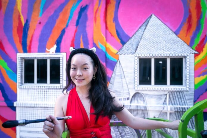 'Rooftop Cat': KL's Jalan Pudu gets a new mural to promote aspirations and leadership