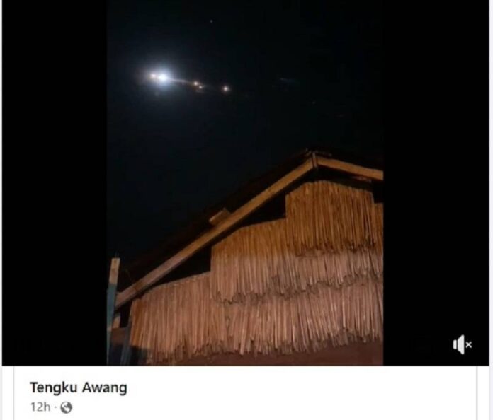 Sight of streaking Chinese rocket debris spooks local folks in Sarawak