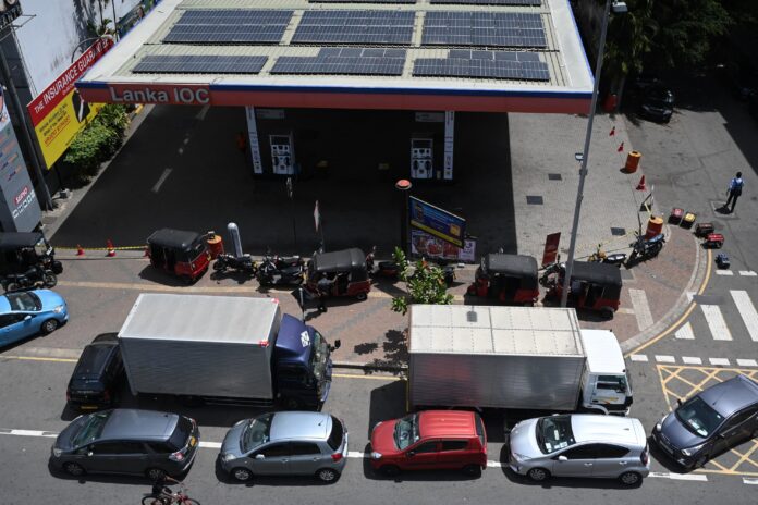 Sri Lankans queue at pumps for days with no promise of petrol